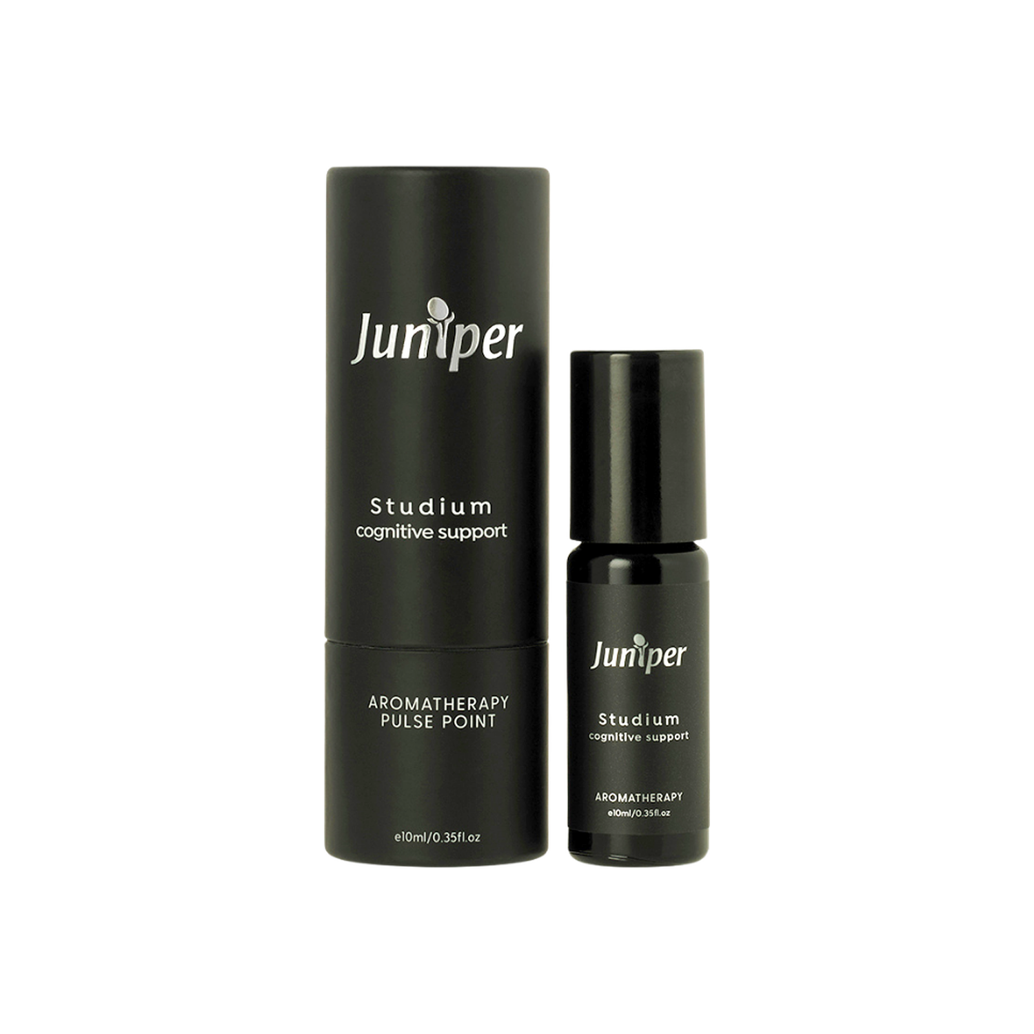 A supplement container of Studium Aromatherapy Blend 10ml by Juniper