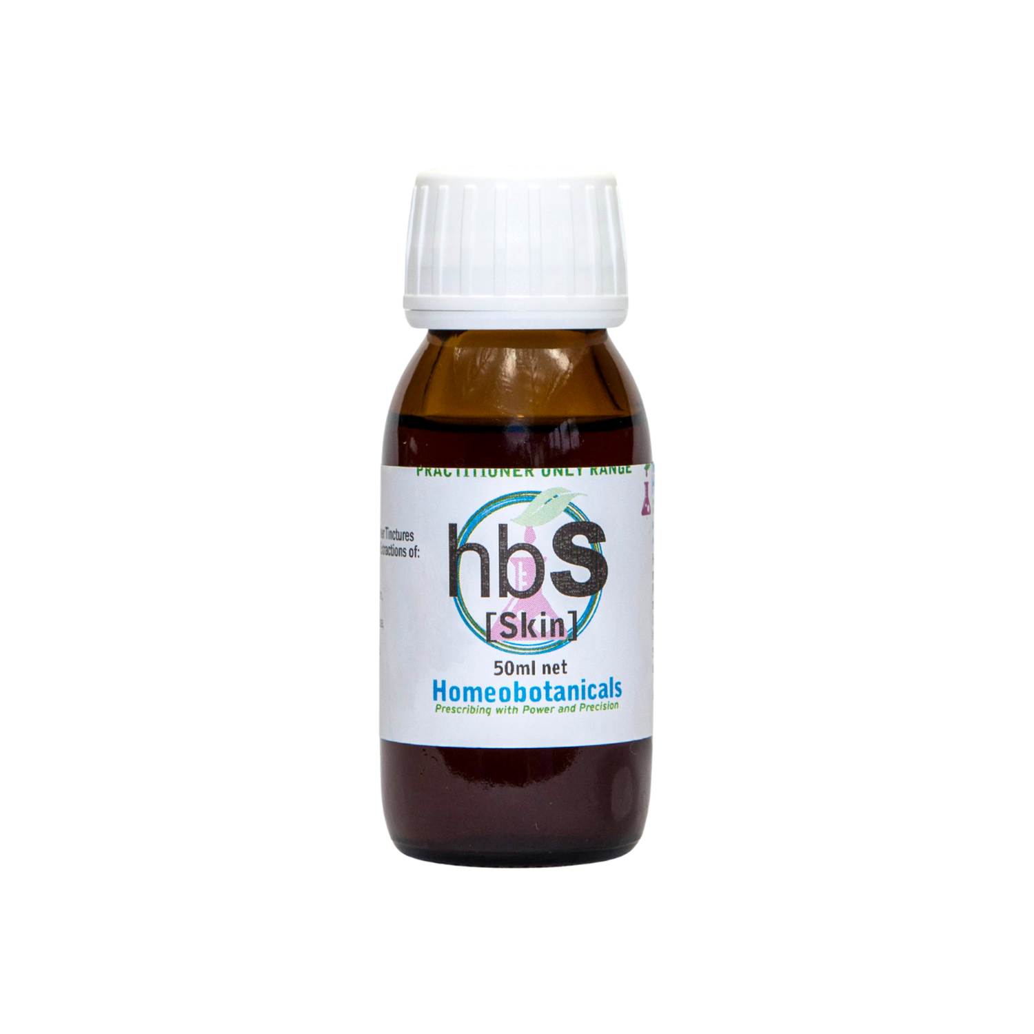 A supplement container of hbS (Skin Tonic) 50ml by Homeobotanicals