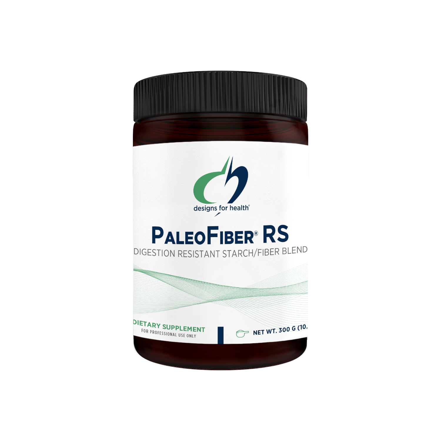 A supplement container of PaleoFiber RS by Designs for Health - USA