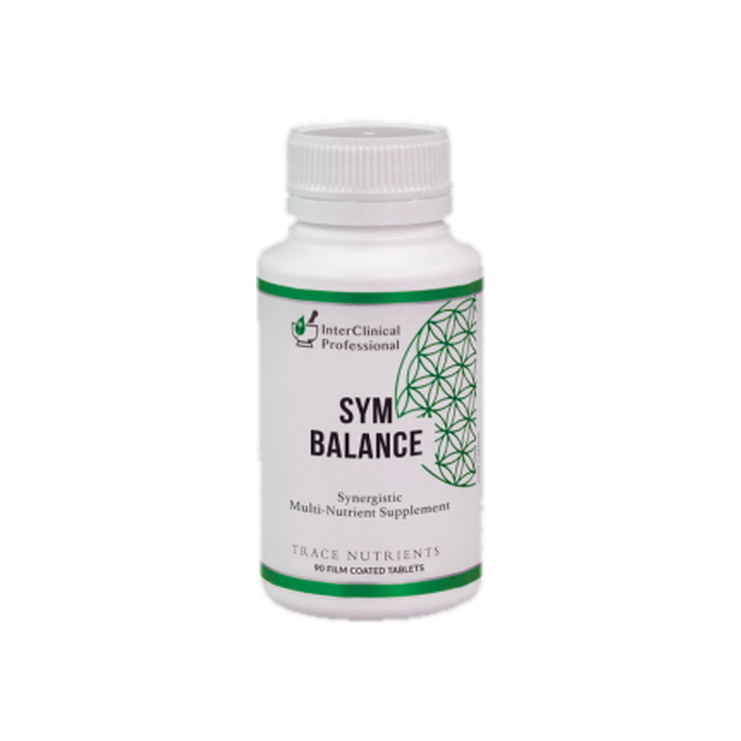 A supplement container of Sym Balance by Interclinical Laboratories