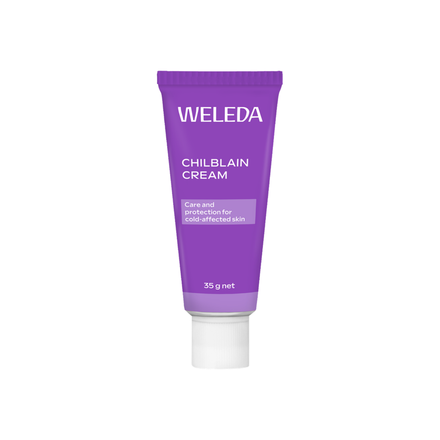 A supplement container of Chilblain Cream by Weleda