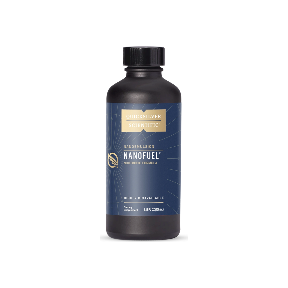 A supplement container of NanoFuel™ by Quicksilver