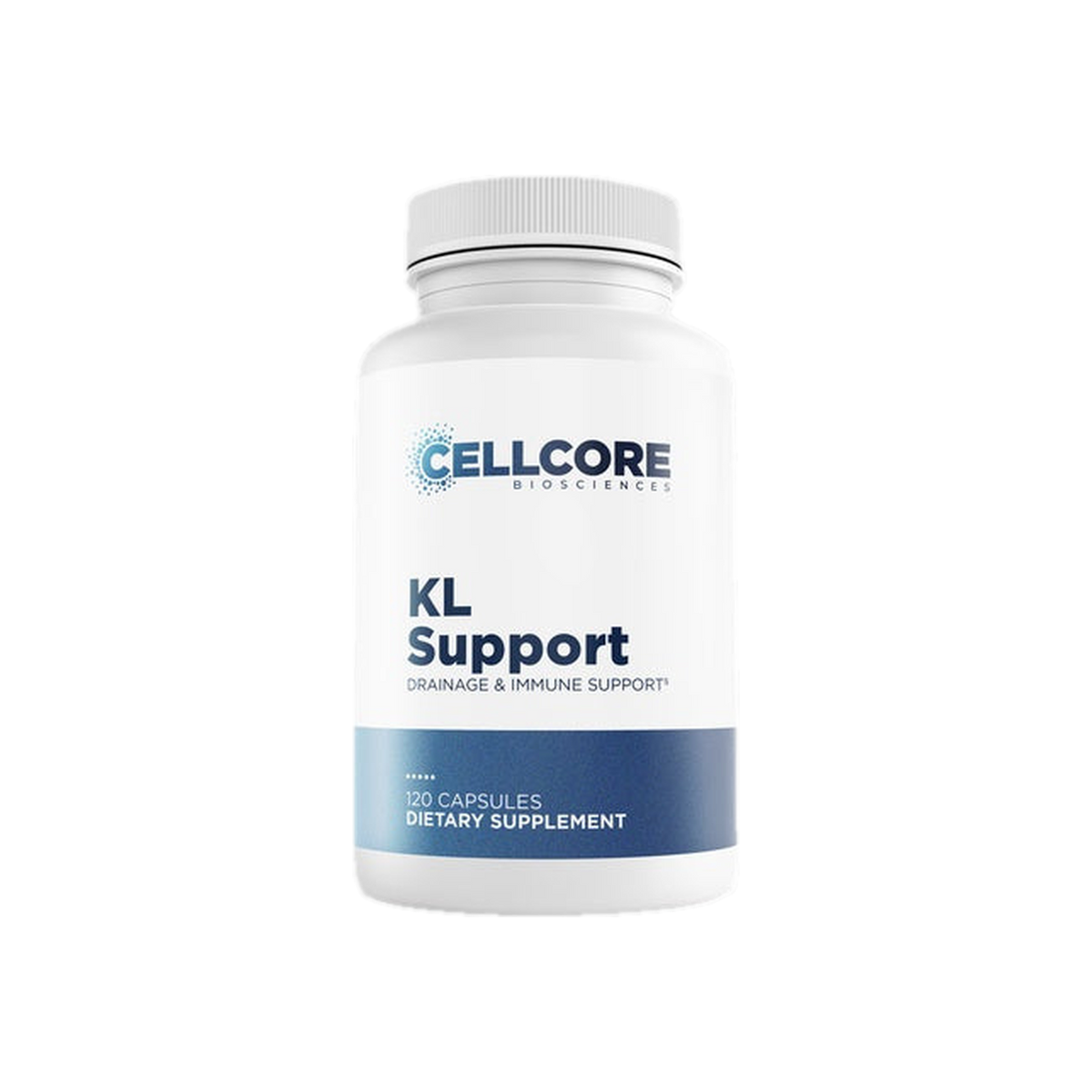 A supplement container of KL Support 120c by Cellcore