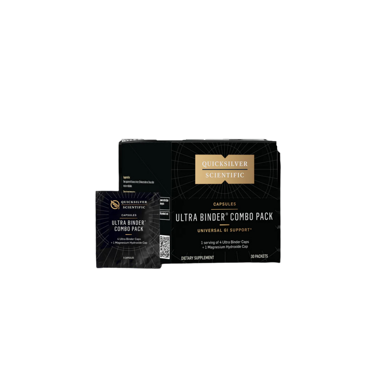 A supplement container of Ultra Binder Combo Pack by Quicksilver