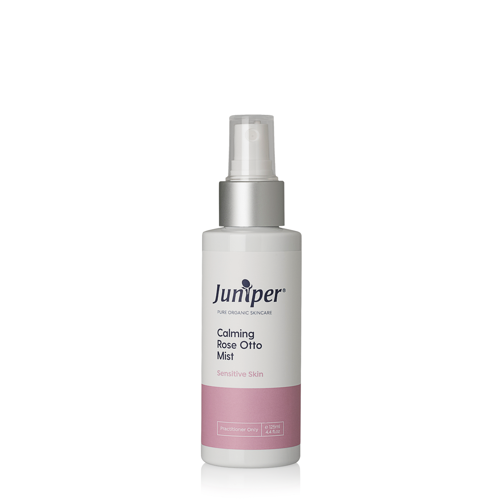 A supplement container of Calming Rose-Otto Mist 125ml by Juniper