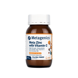 A supplement called Meta Zinc with Vitamin C.