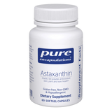 A Supplement container with the name Astaxanthin by Pure Encapsulations.