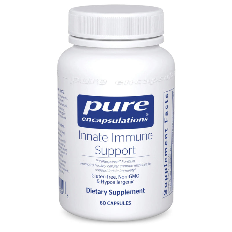 A Supplement container with the name Innate Immune Support by Pure Encapsulations.