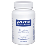 A Supplement container with the name I-Lysine (90 Caps) by Pure Encapsulations.
