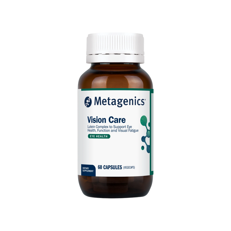 A supplement called Vision Care by Metagenics.