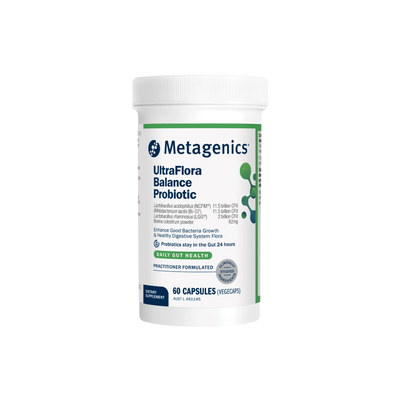 A supplement called Ultra Flora Balance Probiotic by Metagenics.
