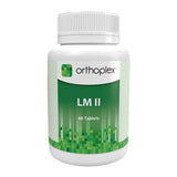 A Supplement container with the name LMII by Orthoplex Green.
