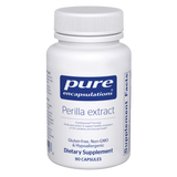 A Supplement container with the name Perilla Extract by Pure Encapsulations.
