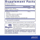 Ingredients: Magnesium PhytoMemory proprietary blend providing: Wild blueberry, Orleans strawberry, Spinach.