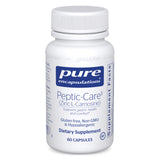 A Supplement Container with the name Peptic-Care (Zinc L-Carnosine) by Pure Encapsulations.