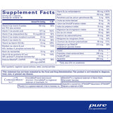 Ingredients: itamin A, D, E, K B5, B12, Thiamin, Riboflavin, Niacin, Folate, Biotin, Pantotheric Acid, Choline, Calcium, Iodine, Magnesium, Zinc, Selenium, Manganese, Chromium, Molybdenum, Inositol, FloraGo, Zeaxanthin.