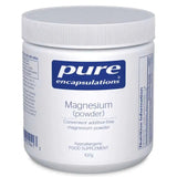 A Supplement container with the name Magnesium Powder (Citrate) by Pure Encapsulations.