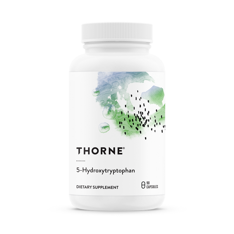 A Supplement with the name 5-Hydroxtryptophan by Thorne.