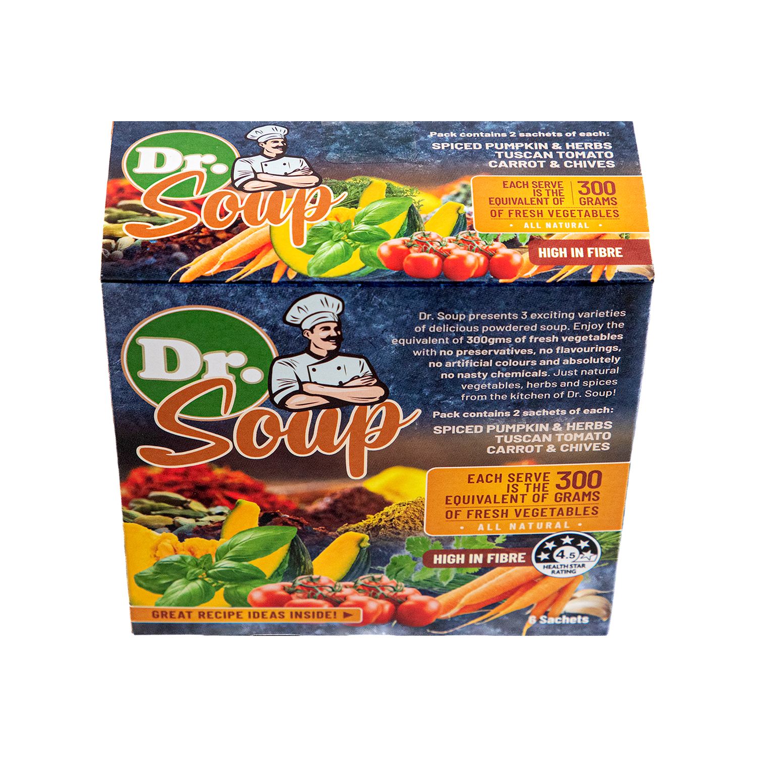 Dr Soup® 6 Single Serve Sachets