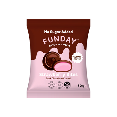 Dark Chocolate Strawberry Bites