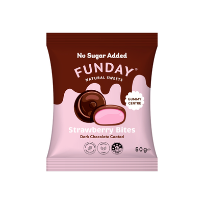 Dark Chocolate Strawberry Bites