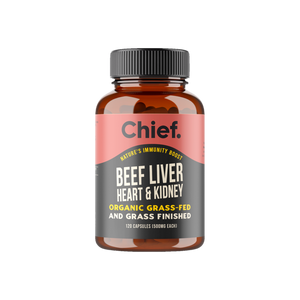 Beef Liver, Heart & Kidney 120caps