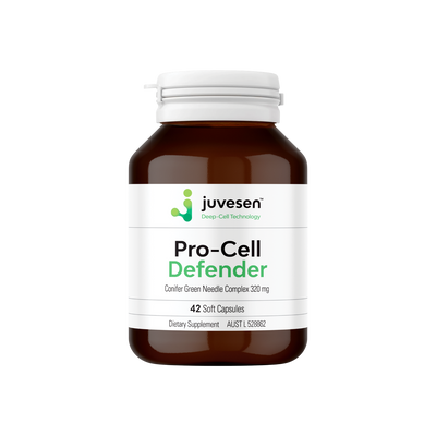 A supplement container of Pro-Cell Defender by Juvesen