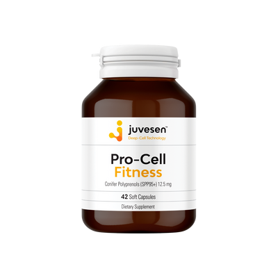 A supplement container of Pro-Cell Fitness by Juvesen