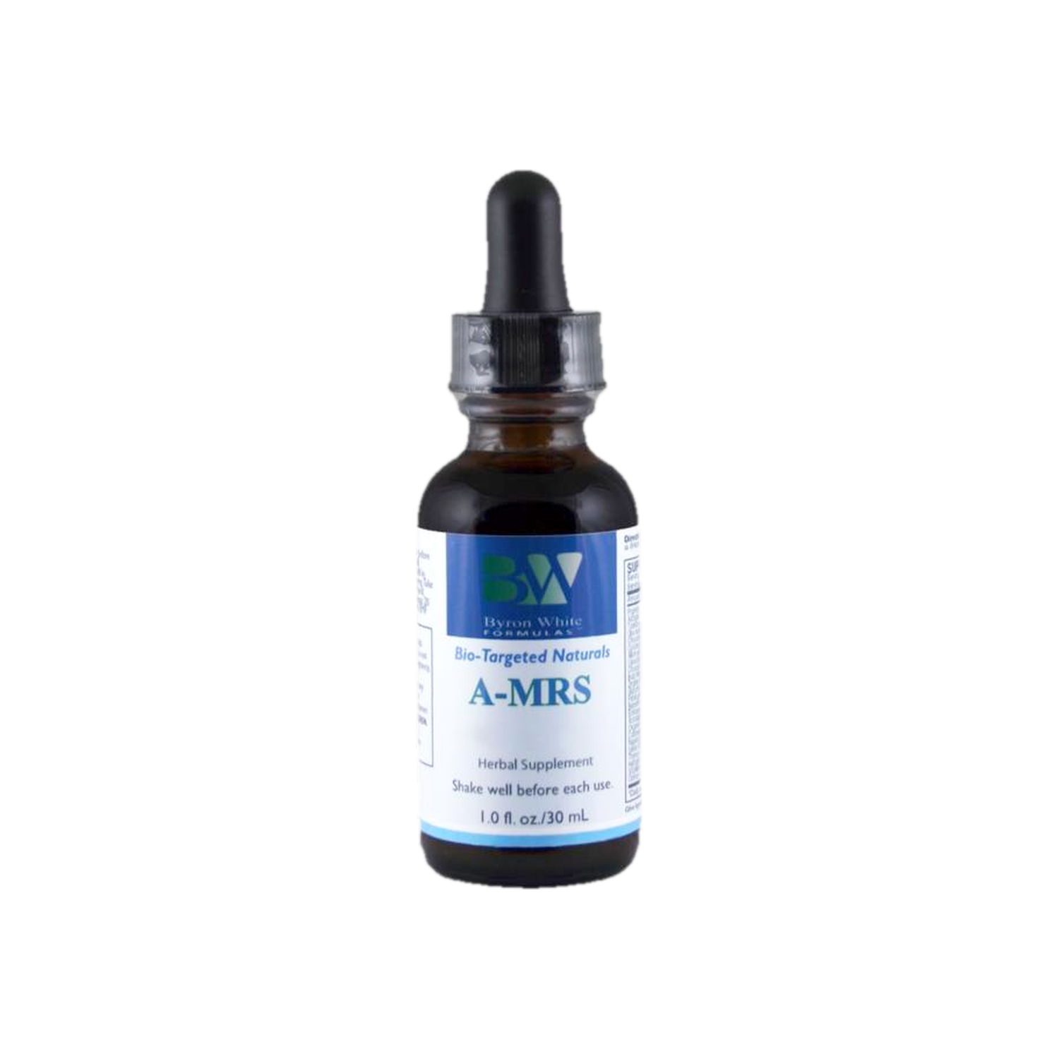 A supplement container of A-MRS by Byron White Formulas