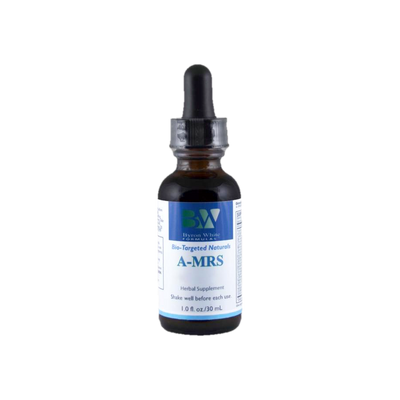 A supplement container of A-MRS by Byron White Formulas