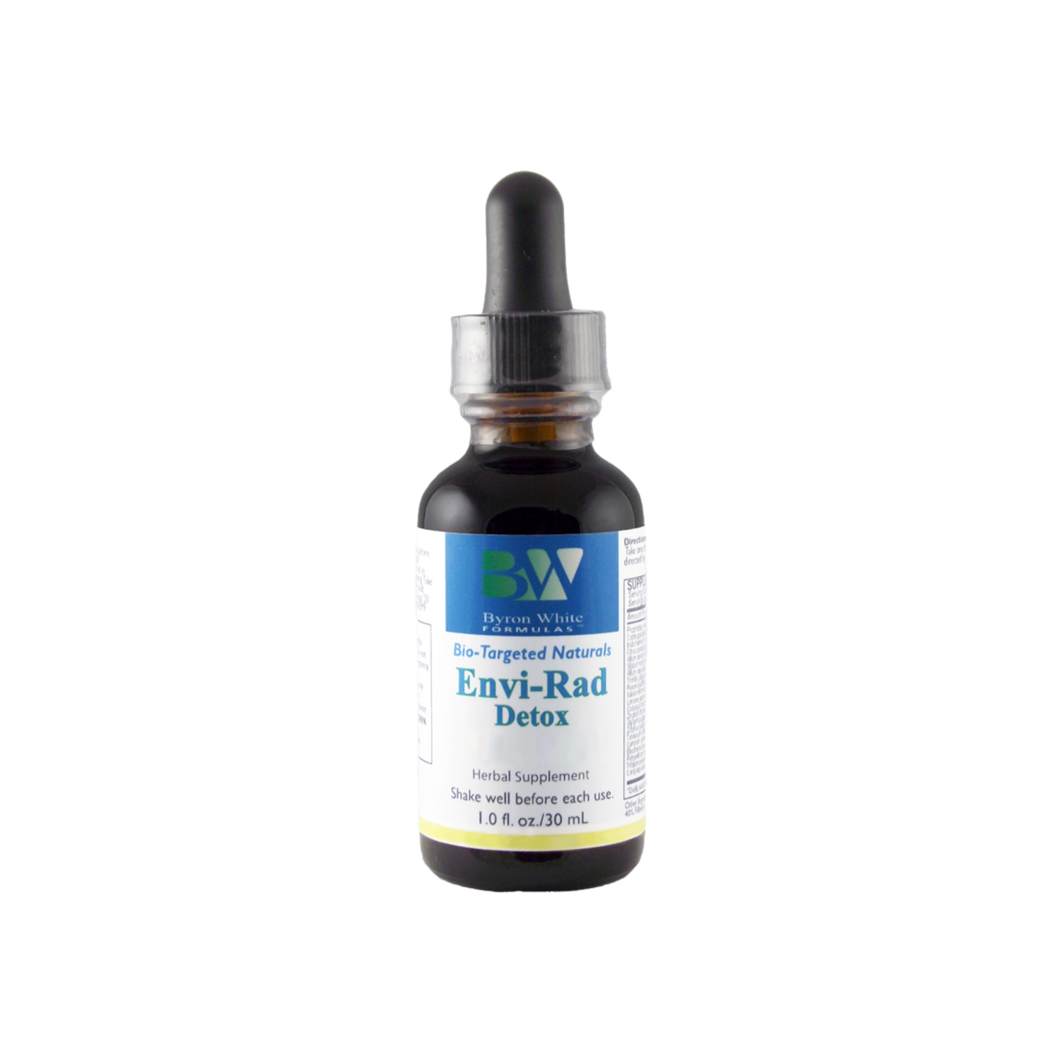 A supplement container of ENVI-RAD by Byron White Formulas