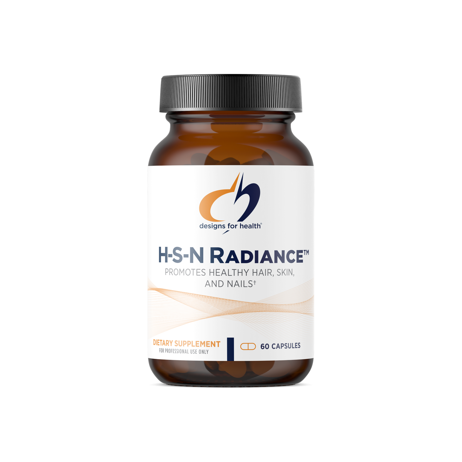 A supplement container of H-S-N Radiance™ by Designs for Health - USA
