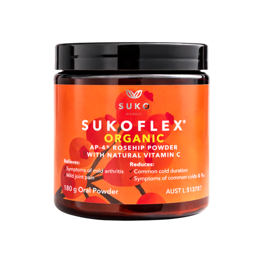 A supplement container of SUKOFlex 180gm by Suko Nordic (Retail)