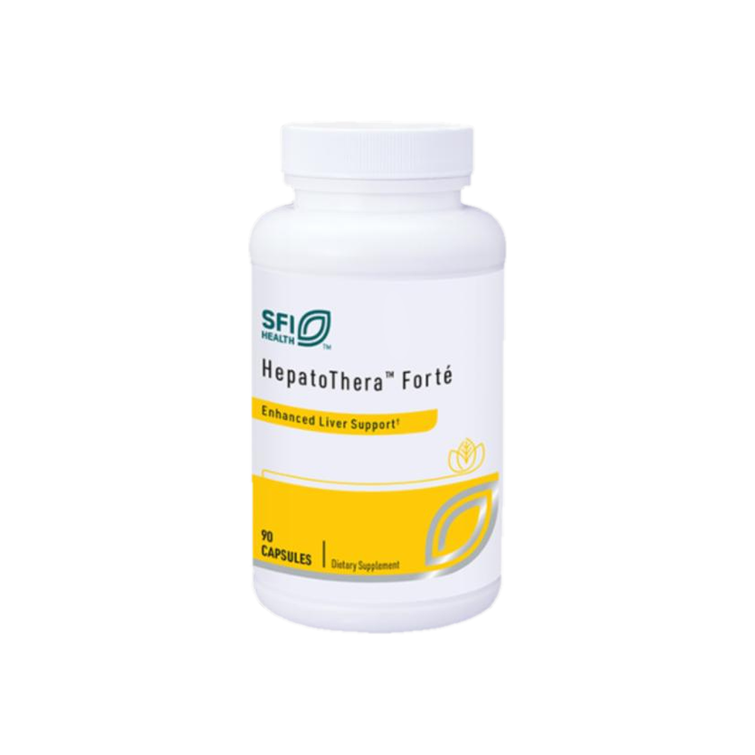 A supplement container of HepatoThera Forte by SFI Health