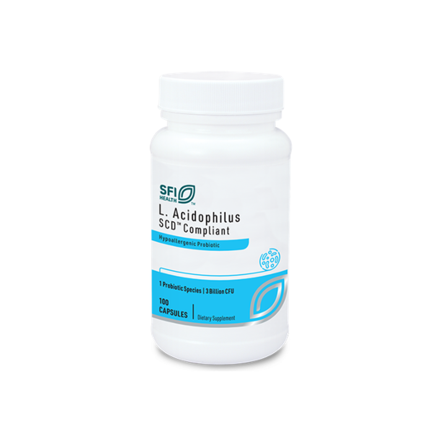 A supplement container of L. Acidophilus by SFI Health
