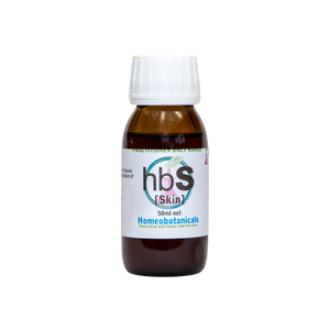 A supplement container of hbS (Skin Tonic) 50ml by Homeobotanicals
