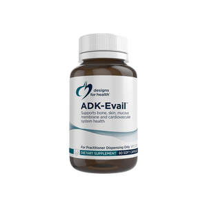 A supplement container of ADK-Evail by Designs for Health