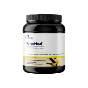 A supplement container of PaleoMeal (Vanilla) by Designs for Health - USA