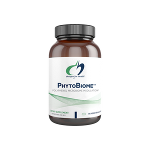 A supplement container of PhytoBiome by Designs for Health - USA