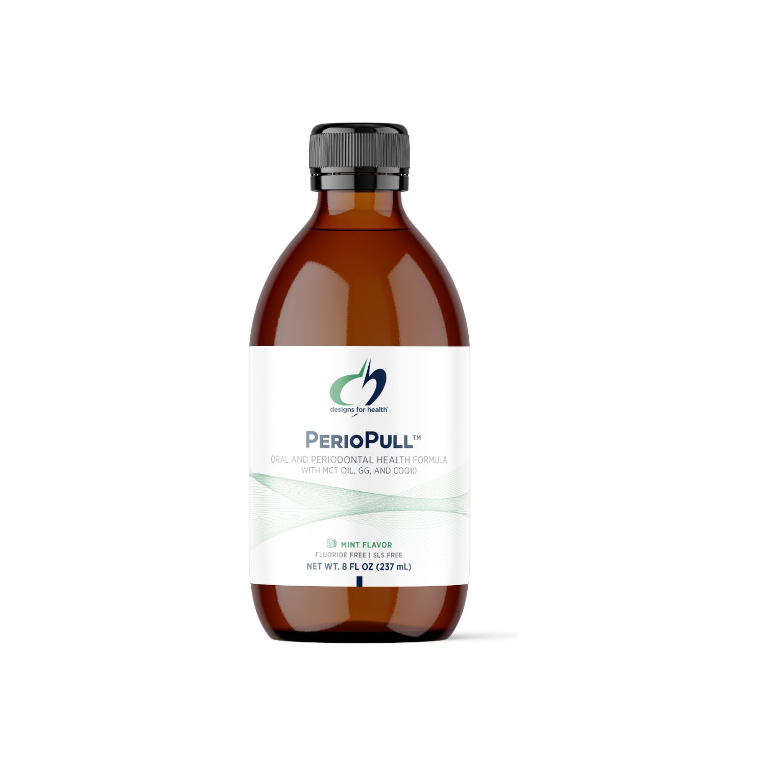 A supplement container of PerioPull™ (Mint) by Designs for Health - USA