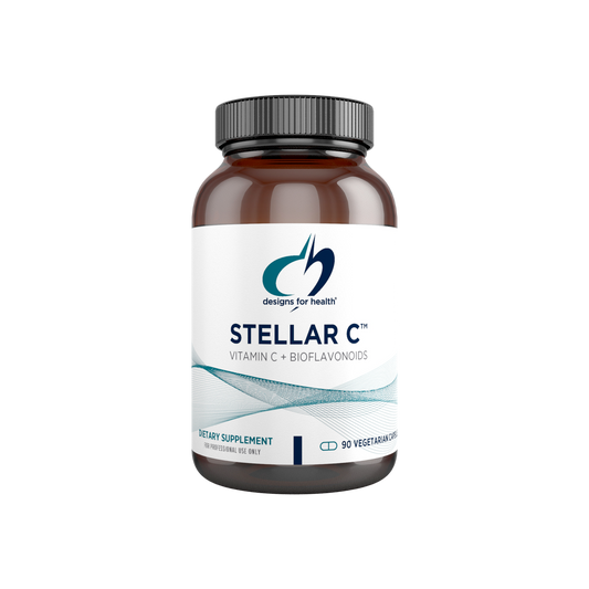 A supplement container of Stellar C™ by Designs for Health - USA