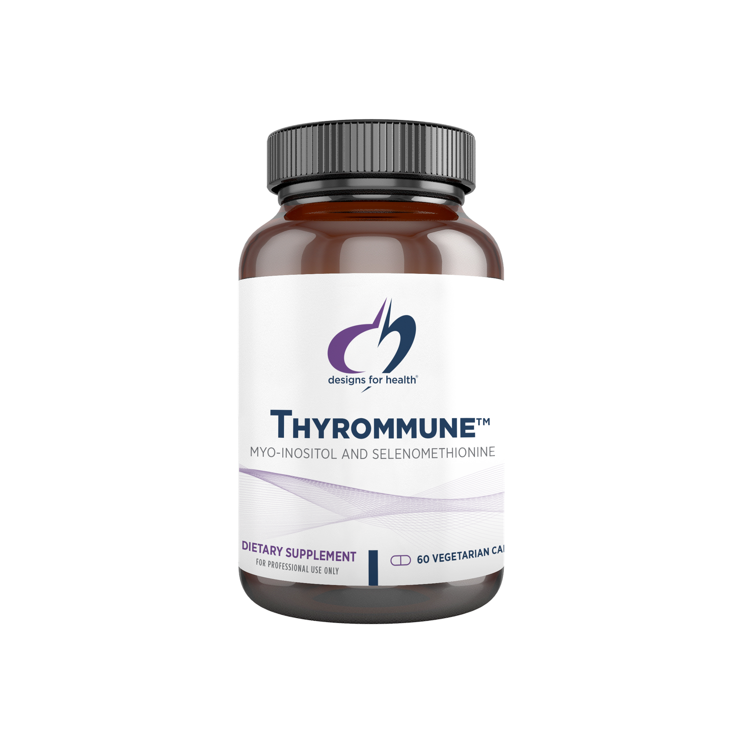 A supplement container of Thyrommune™ by Designs for Health - USA