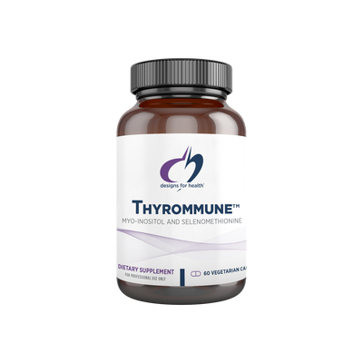A supplement container of Thyrommune™ by Designs for Health - USA