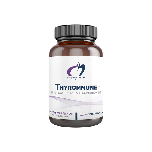 A supplement container of Thyrommune™ by Designs for Health - USA