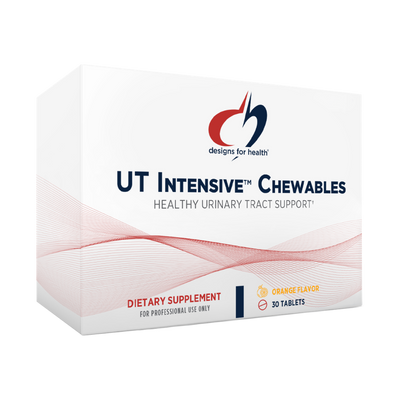 A supplement container of UT Intensive Chewables by Designs for Health - USA