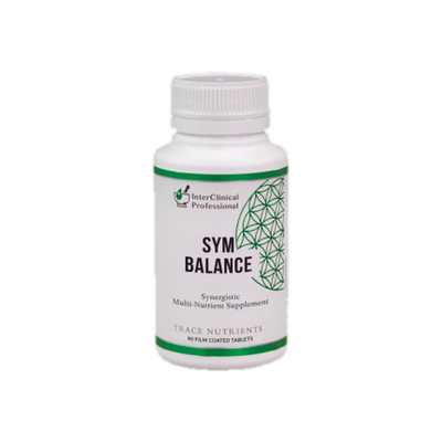 A supplement container of Sym Balance by Interclinical Laboratories