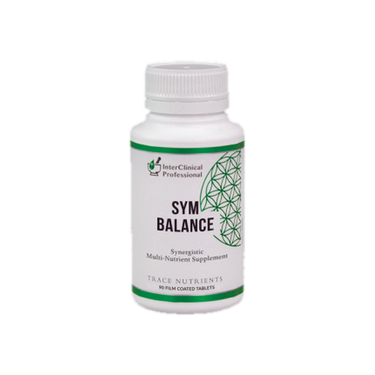 A supplement container of Sym Balance by Interclinical Laboratories