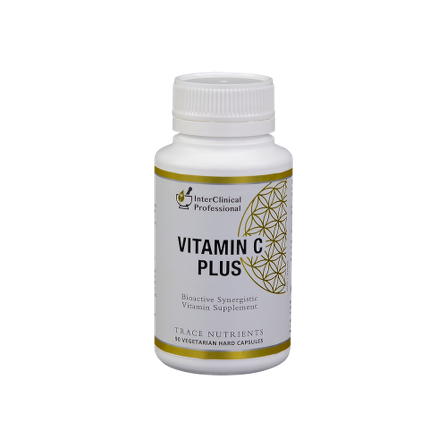 A supplement container of Vitamin C Plus by Interclinical Laboratories