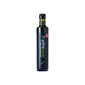 A supplement container of Picholine Olive Oil (250ml) by Loopline Olives