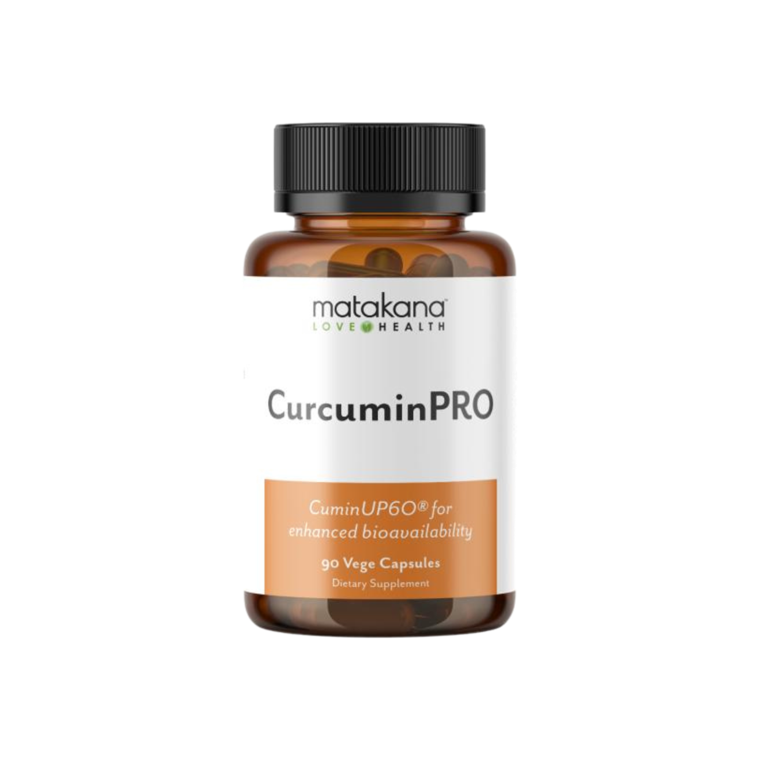A supplement container of Curcumin PRO by Matakana Superfoods